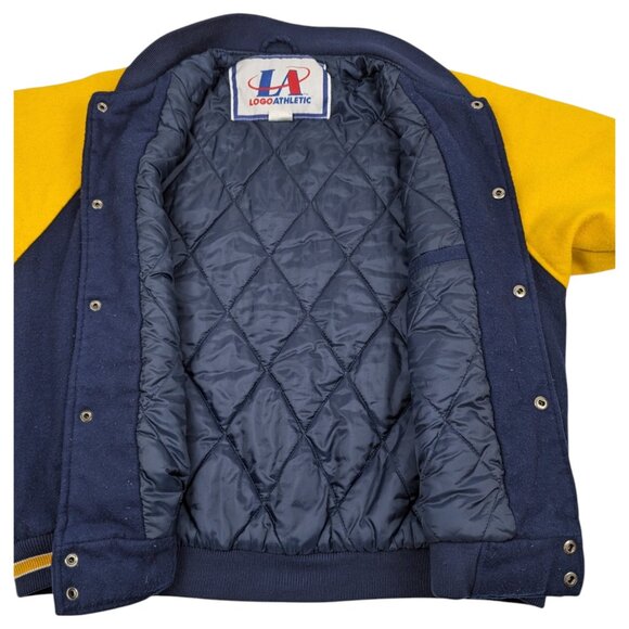 Vintage Logo Athletic Notre Dame Fighting Irish Varsity Jacket Wool Blend - Picture 9 of 15